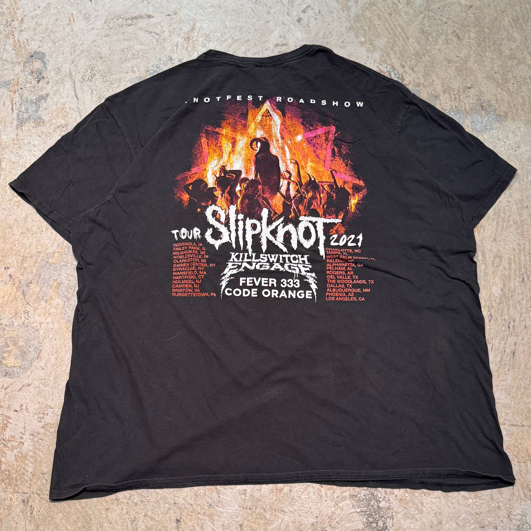 古着 USAVINTAGE デルタ/スリップノット/プリントTシャツ/サイズ2XL