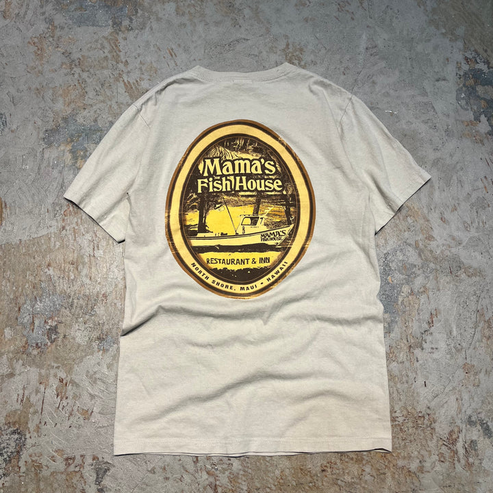 古着 Mama's fish house/ハワイ料理/企業系/マウイ島/プリントTシャツ / サイズS