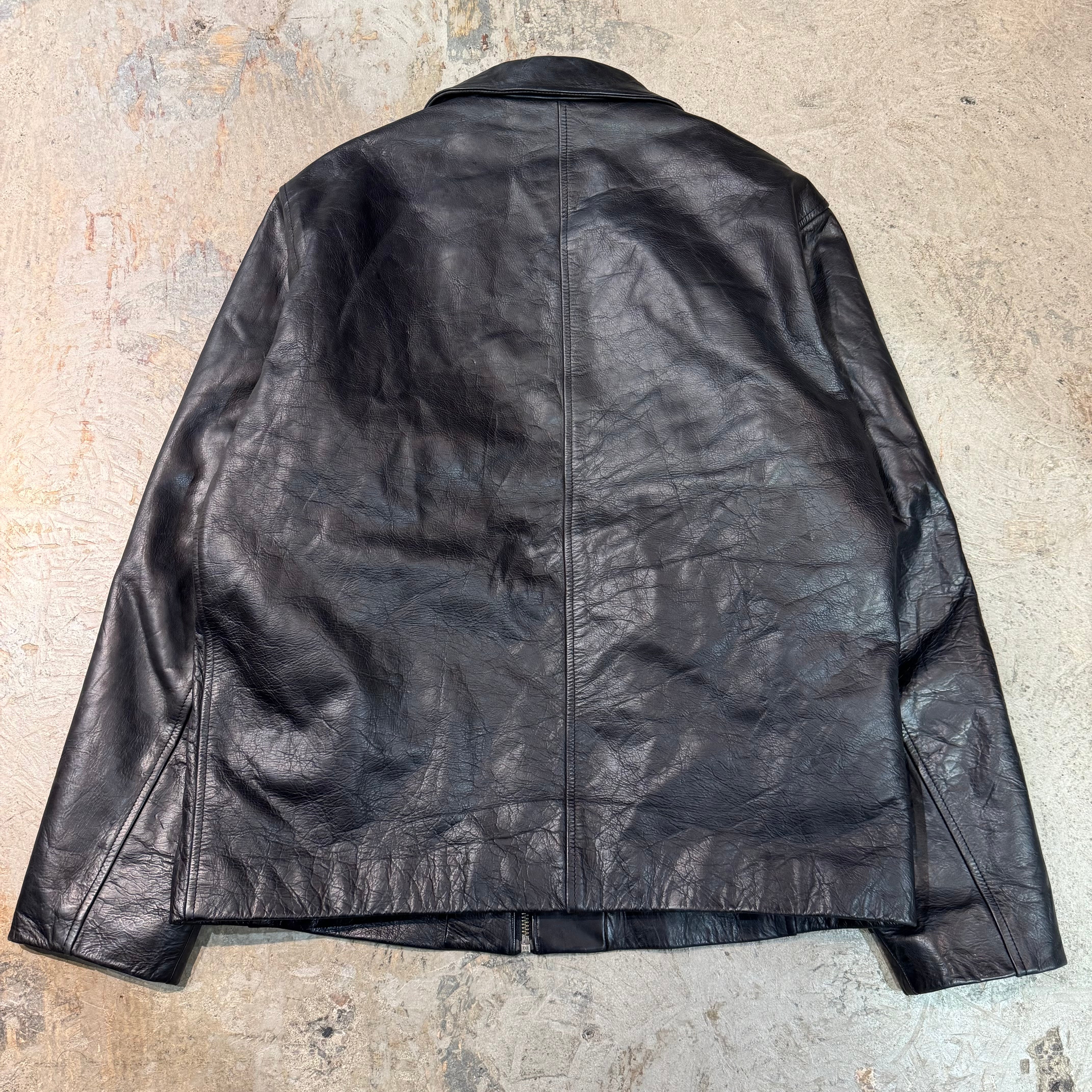 古着 90's〜 GAP/ ギャップ/ 本革ジップアップレザージャケット / 牛革