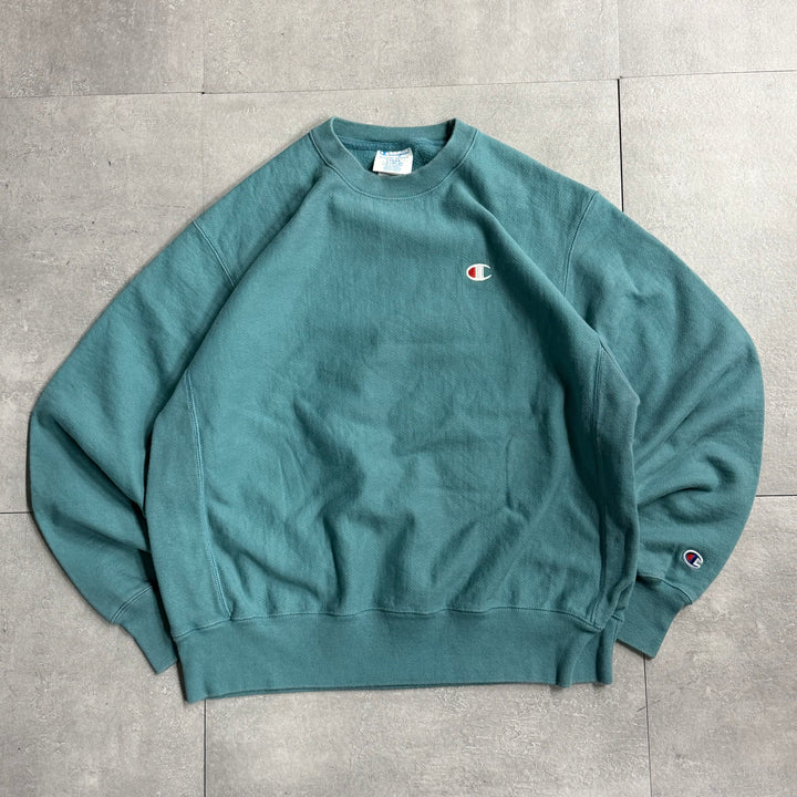 古着 Champion/ チャンピオン/リバースウィーブ/ クルーネックスウェット/ サイズL