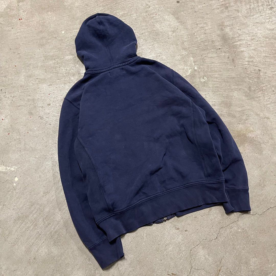 #3829 古着 POLO Ralph Lauren/ポロラルフローレン/Zip Up Hoody / ジップパーカー / フード裏地サーマル/reverse weaveタイプ/サイズM