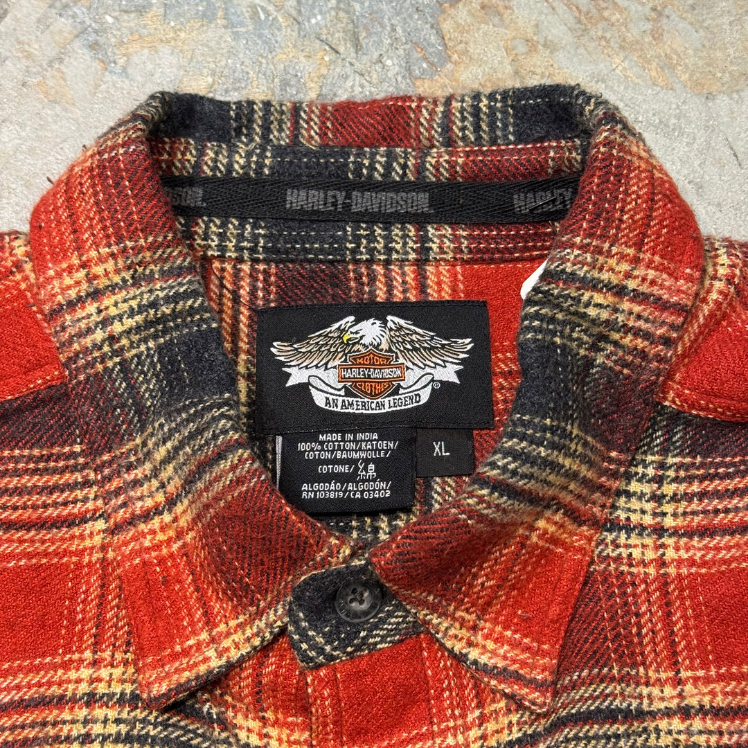 旧衣服Harley-Davldson/哈雷戴维森/长袖衬衫/尺码XL