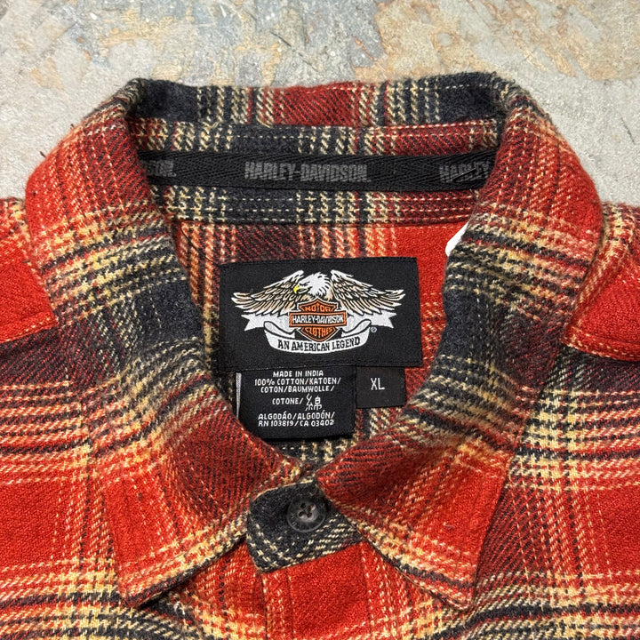 旧衣服Harley-Davldson/哈雷戴维森/长袖衬衫/尺码XL