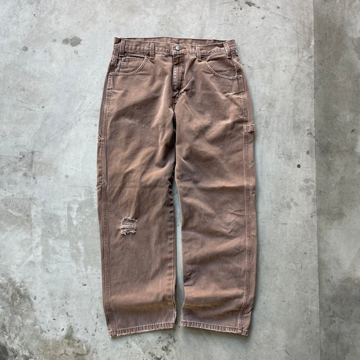 古着 Dickies/ディッキーズ/ダック地ペインターパンツ/実寸サイズ33×30