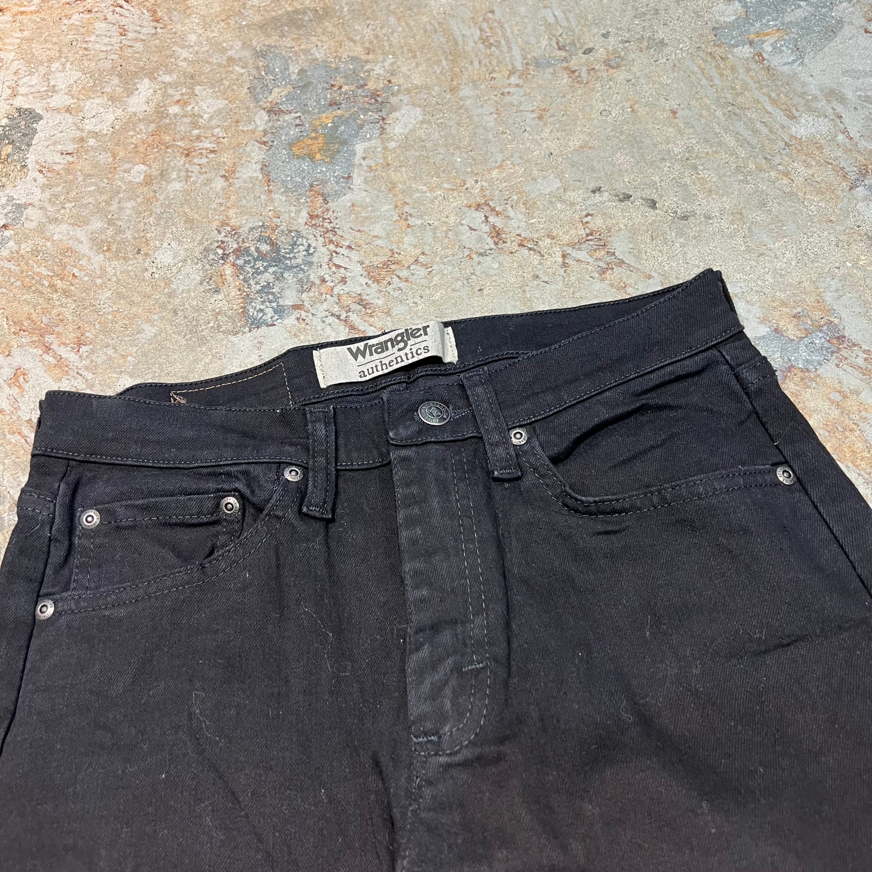 4756 古着 Wrangler/ラングラー/Black Denim Pants/ブラックデニムパンツ/サイズ28×32 – 古着屋 MUJIN