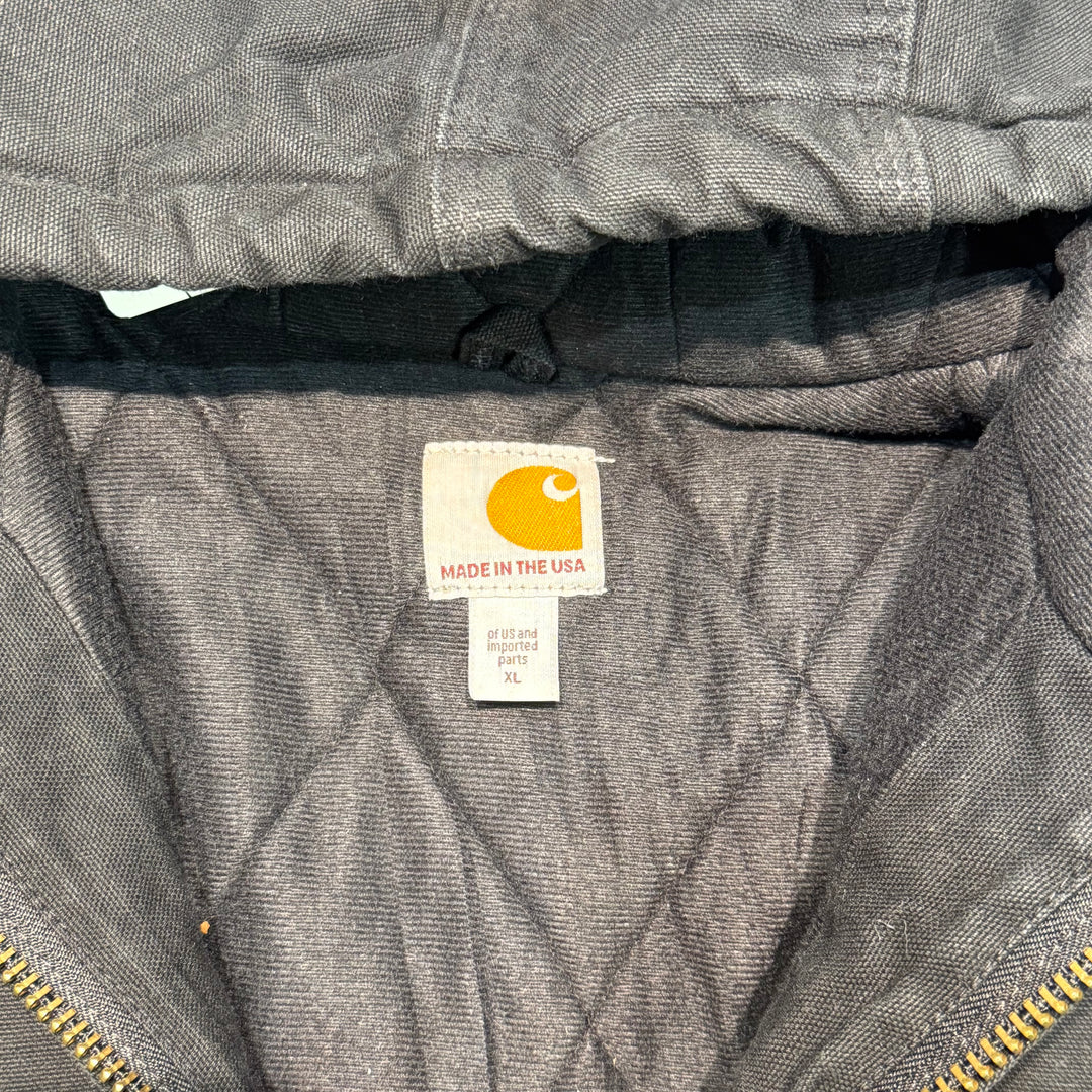 古着 USA製 carhartt/ カーハート/ アクティブジャケット/ 裏地キルティング/サイズXL