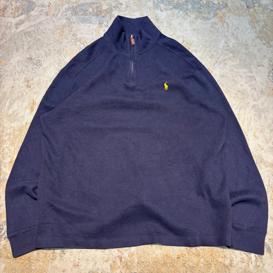 古着 90's〜 POLO by Ralph Lauren/ ポロラルフローレン/ ハーフジップニットセーター/ サイズXL