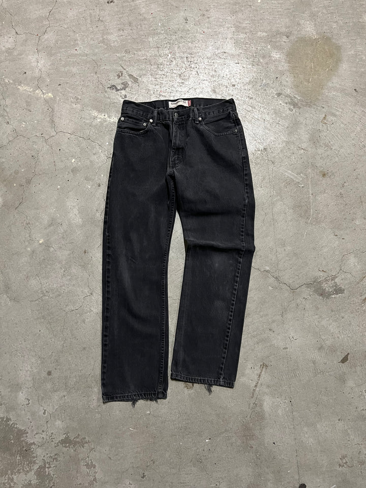 #MA16 古着 Levi's/リーバイス/Black Denim Pants/ブラックデニムパンツ/505/実寸サイズ33×31