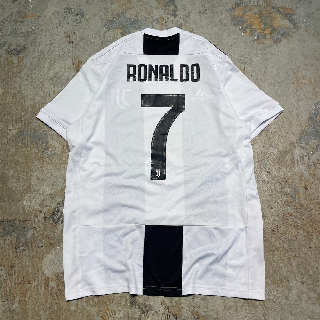 #4475 古着 Adidas/アディダス/JUVENTUS/ユベントス/Football/フットボール/Cristiano Ronaldo/クリスティアーノロナウド/サイズL