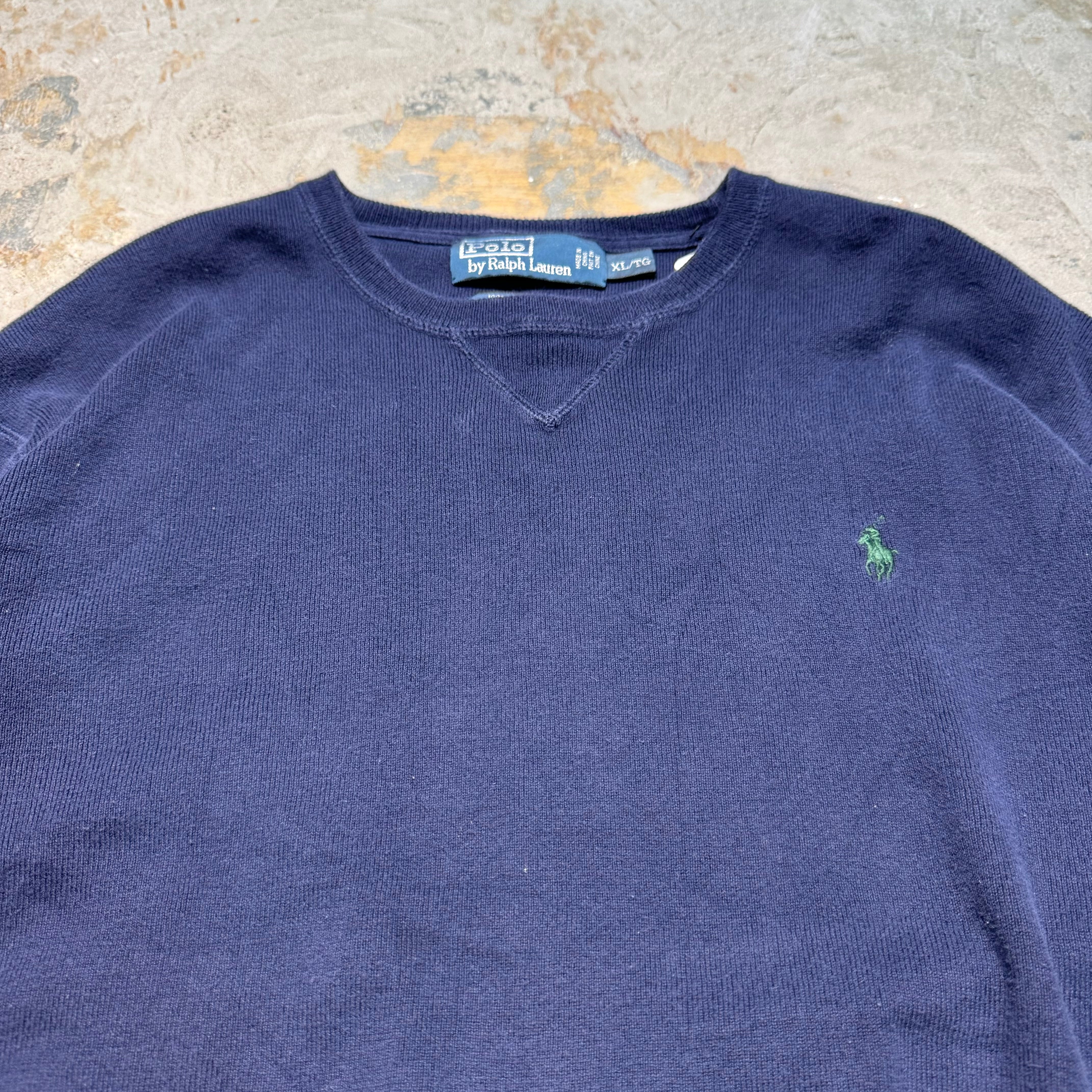 期間値下げ 古着 77circa ラルフローレン クルーネック ニットセーター 