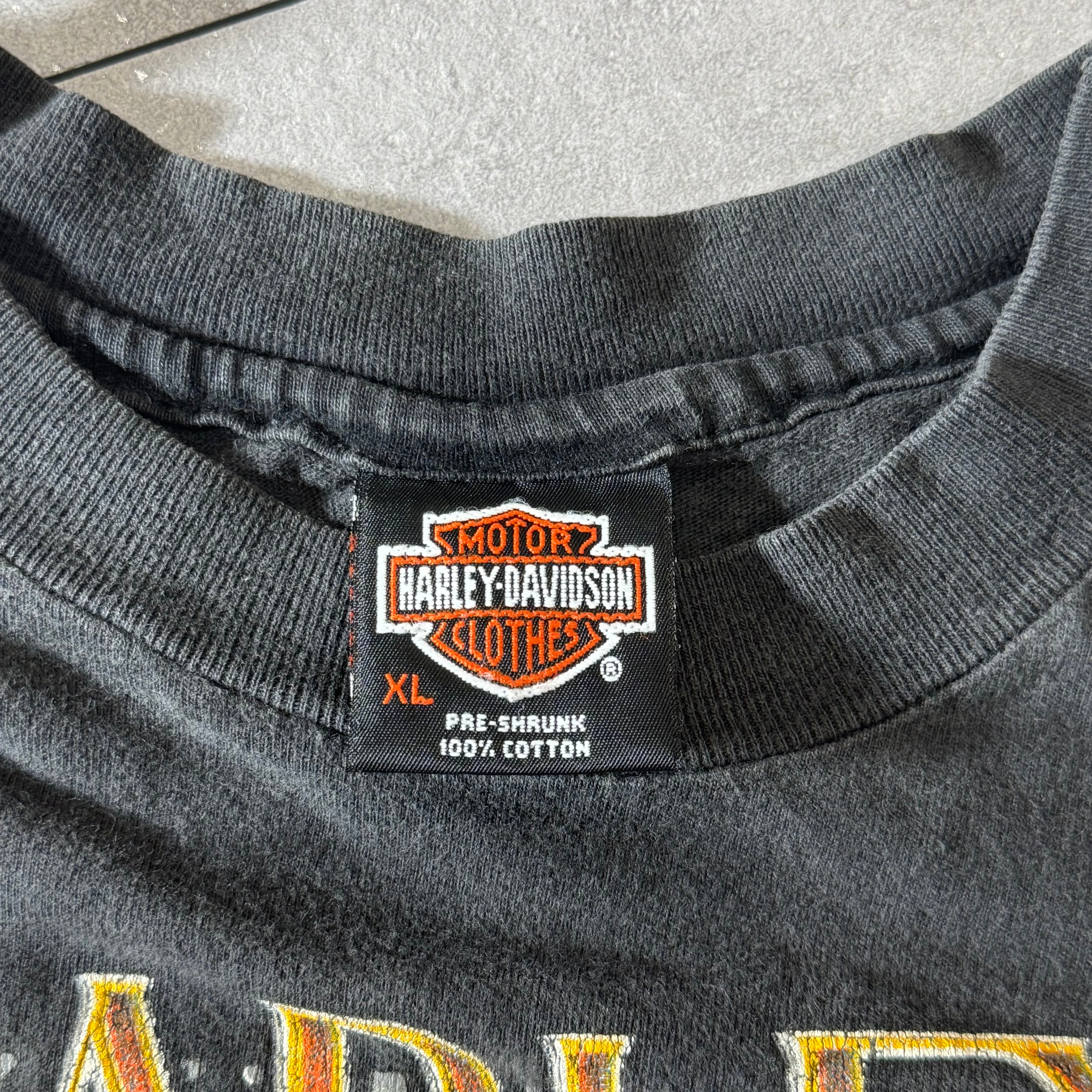 古着 USA製 90's Harley-Davidson ハーレーダビッドソン プリントT