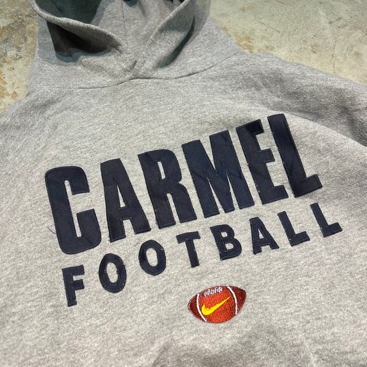 #3769 古着 RUSSELL ATHLETIC/ラッセルアスレチック / Pull Orver Hoody / プルオーバーパーカー /CARMEL FOOTBALL/カレッジロゴ/サイズ XXL