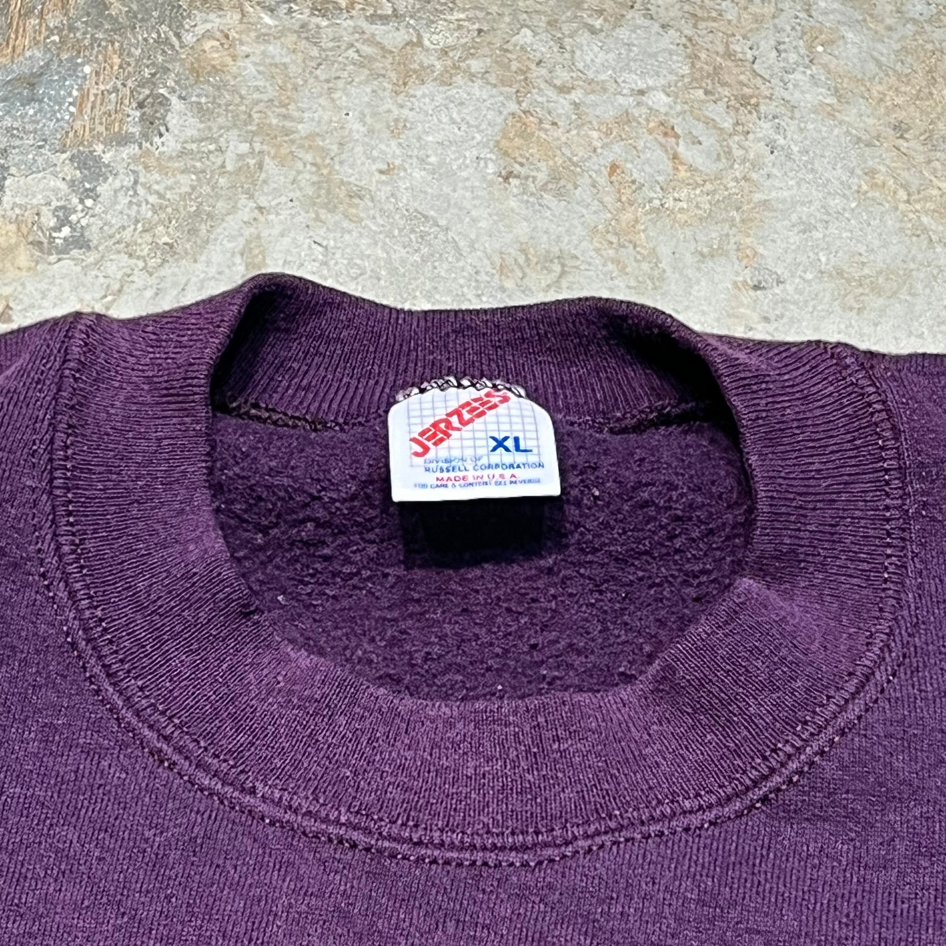 4082 古着 80's~ JERZEES/ジャージーズ/Crew neck Sweat/クルー