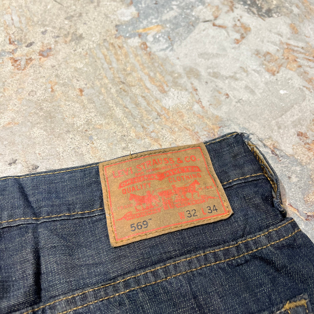 古着 Levi's/リーバイス/Denim Pants/デニムパンツ/569/実寸サイズ34×32