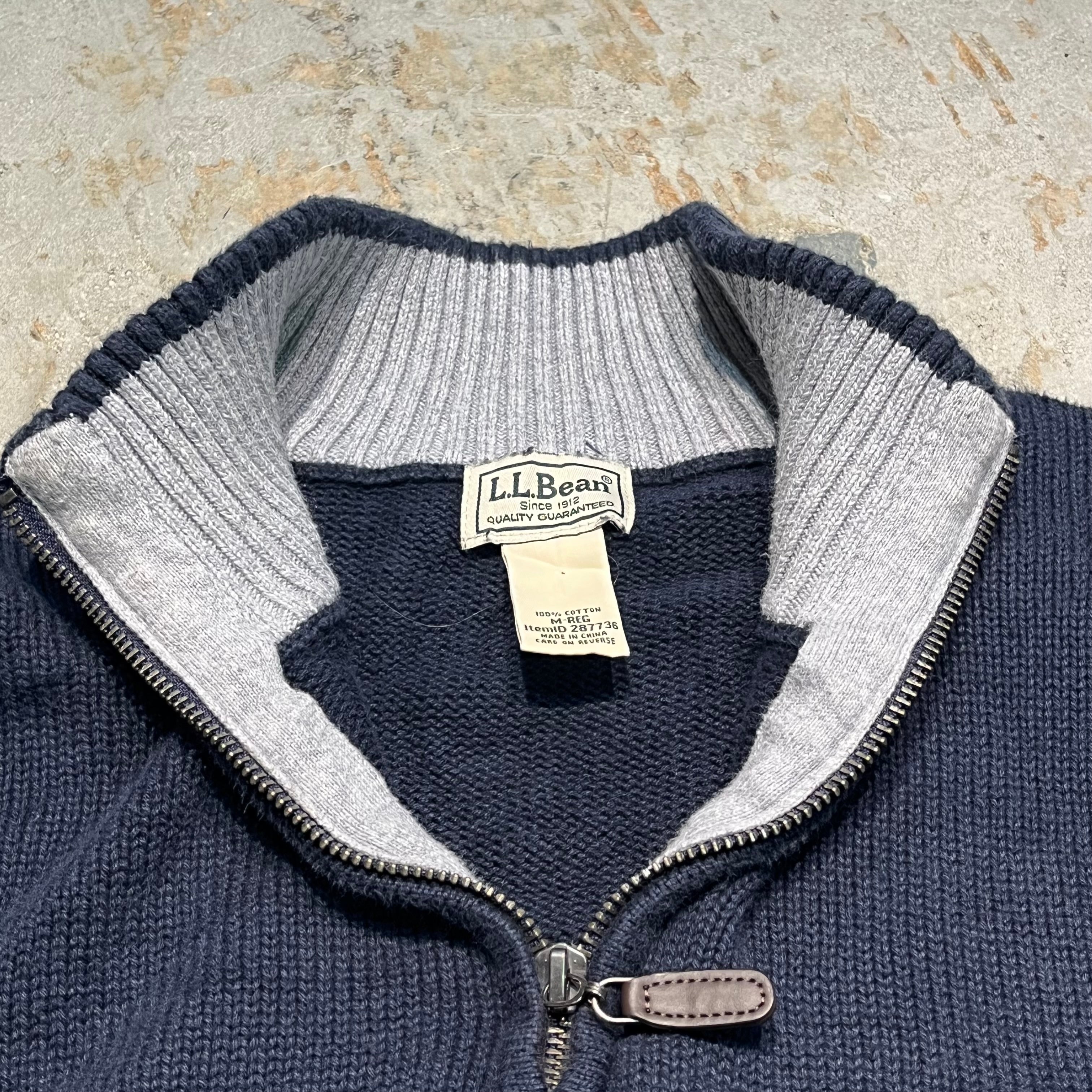 3365 L.L.Bean/エルエルビーン/Half zip knit/ハーフジップニット