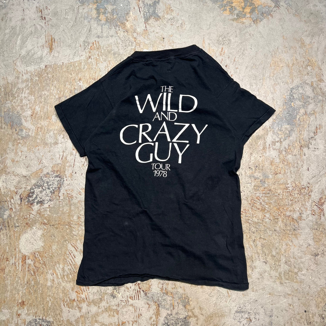 古着 78's Steve Martin/Wild and Crazy Guy Comedy Tour/ヴィンテージ シングルステッチ プリントTシャツ/サイズS-M相当