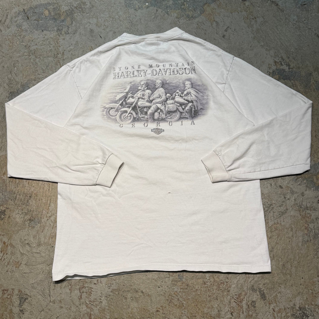 古着 Harley-Davidson/ハーレーダビッドソン/ ロングスリーブプリントTシャツ/サイズL