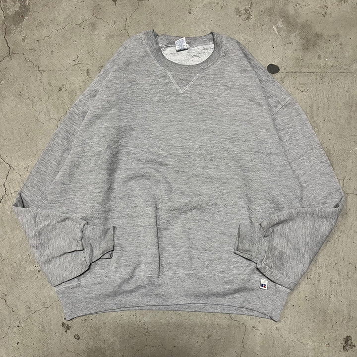 #3531 古着/Russell/ラッセル/Crewneck sweat/クルーネックスウェット/ブランクスウェット/無地/サイズXL