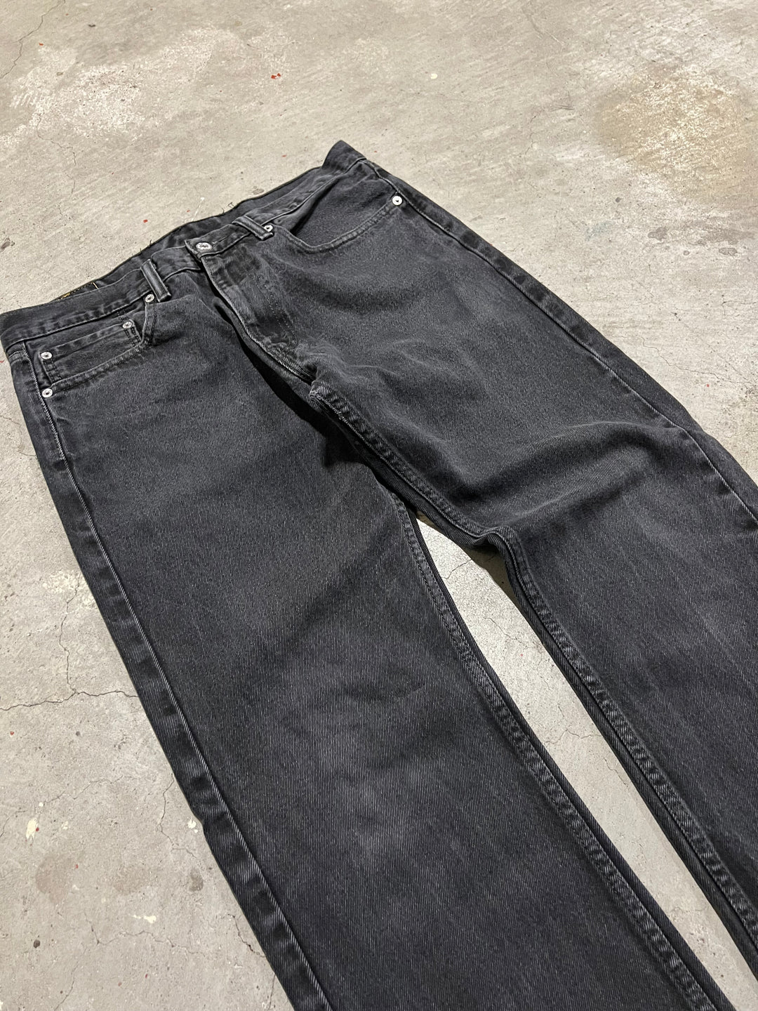 #MA18 古着 Levi's/リーバイス/Black Denim Pants/ブラックデニムパンツ/505/実寸サイズ33×29