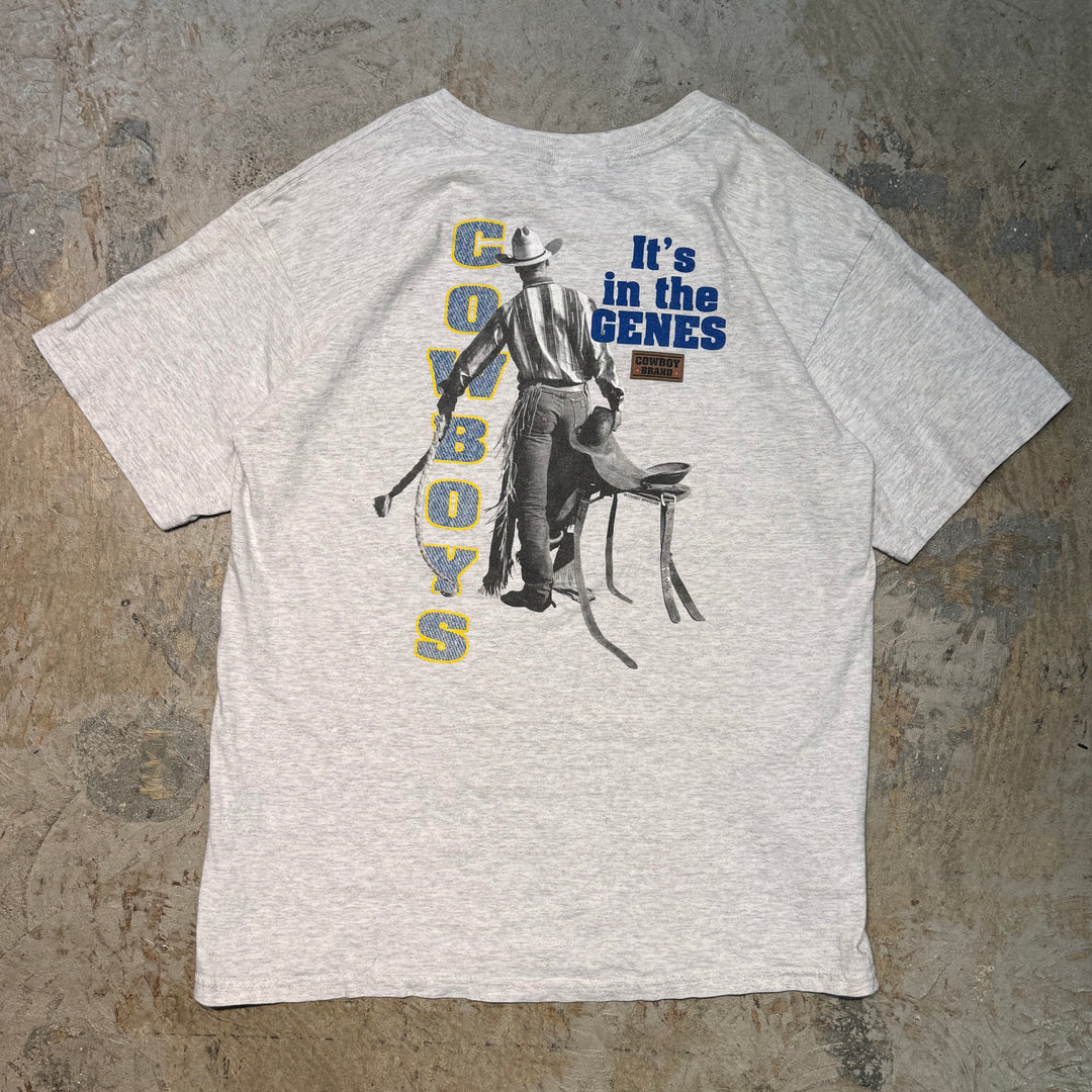 古着 USAVINTAGE/ プリントTシャツ/ COWBOY BRAND/ サイズL