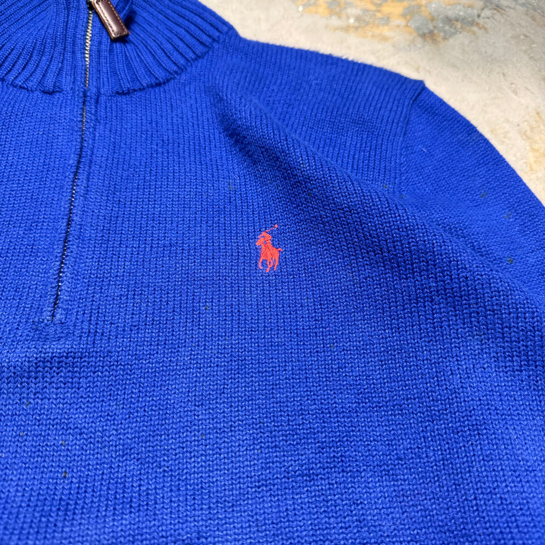 古着 POLO by Ralph Lauren/ ポロ バイ ラルフローレン/ ハーフジップニットセーター/ サイズS