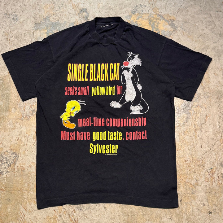 古着 90's LOONEY TUNES/ルーニー・テューンズ/ プリントTシャツ/ サイズL相当