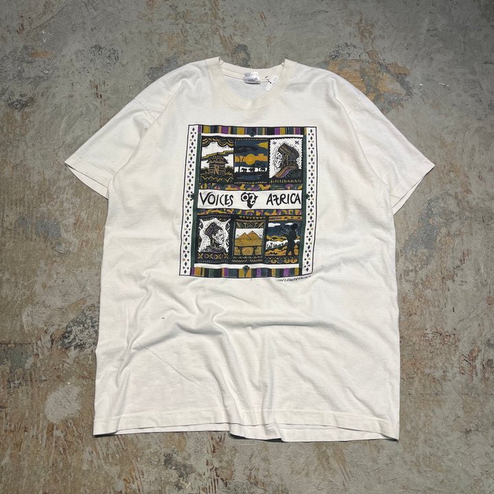 #4630 古着 fruit of the loom/フルーツオブザルーム/short sleeve print t-shirt Tee/半袖プリントTシャツ/シングルステッチ/USA製/サイズXL