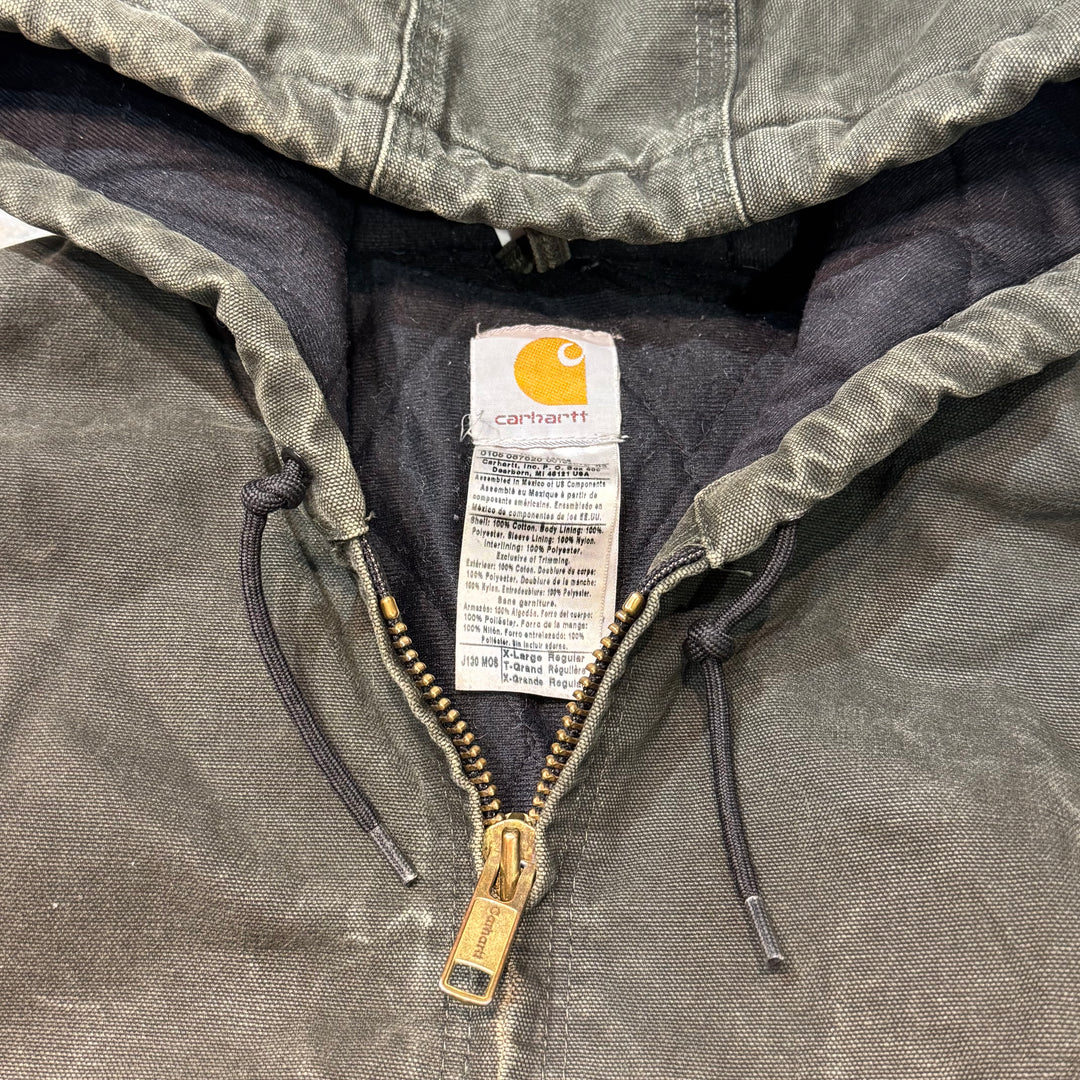 중고 의류 Carhartt/ Active Jacket/ Duck Fabric/ Quilted Lining/ Size XL