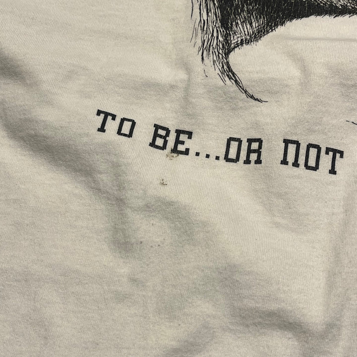 古着 90's ゴリラ/TO BE...OR NOT TO BE/ヴィンテージ シングルステッチ Tシャツ/サイズXL相当