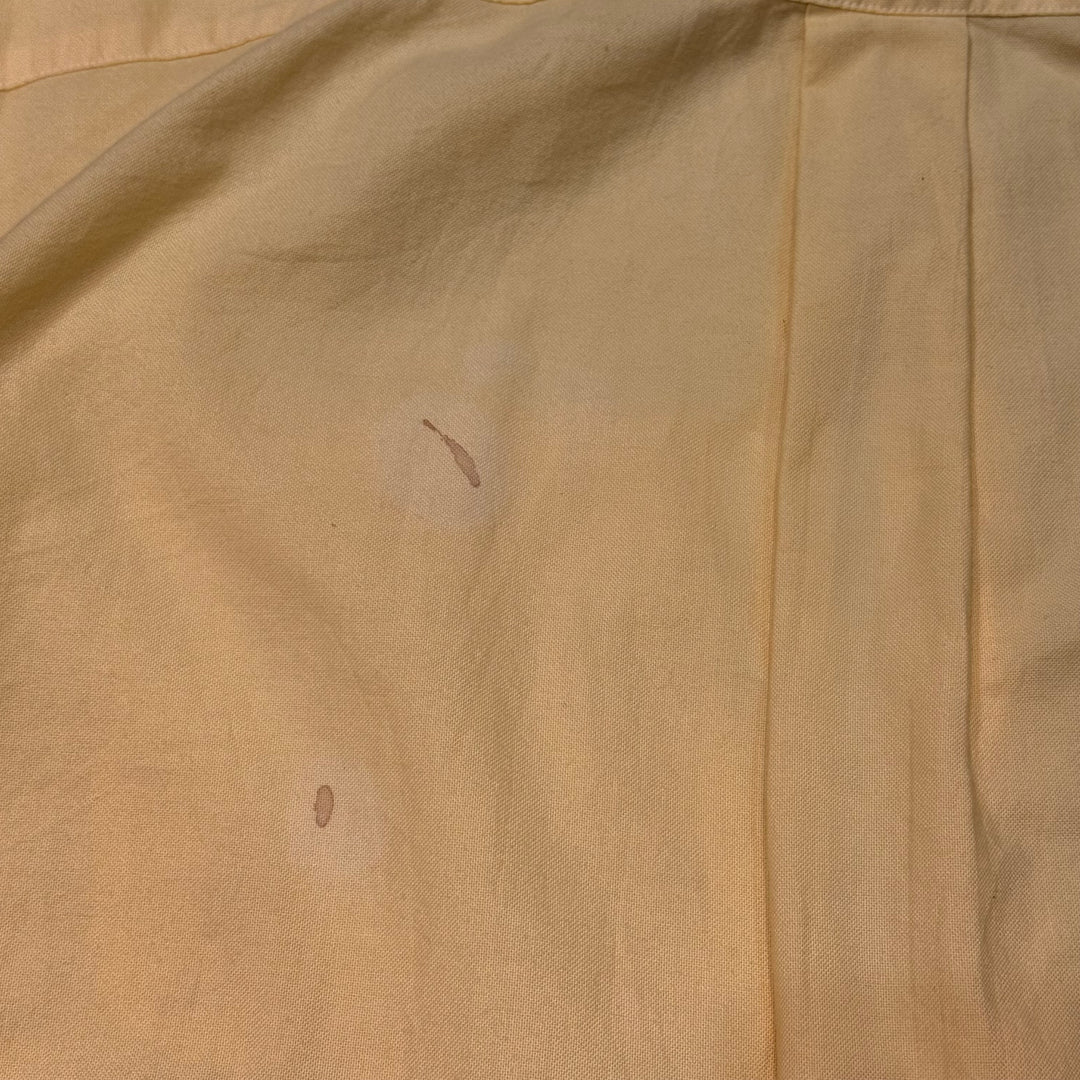 Used clothing 70's~80's L.L.Bean/ L.Bean/ Button-down short-sleeved shirt/ Size L