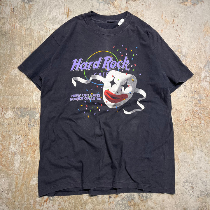 #4605 古着 90's Hard Rock Cafe/ハードロックカフェ / short sleeve print t-shirt Tee/半袖プリントTシャツ/シングルステッチ/サイズXL相当