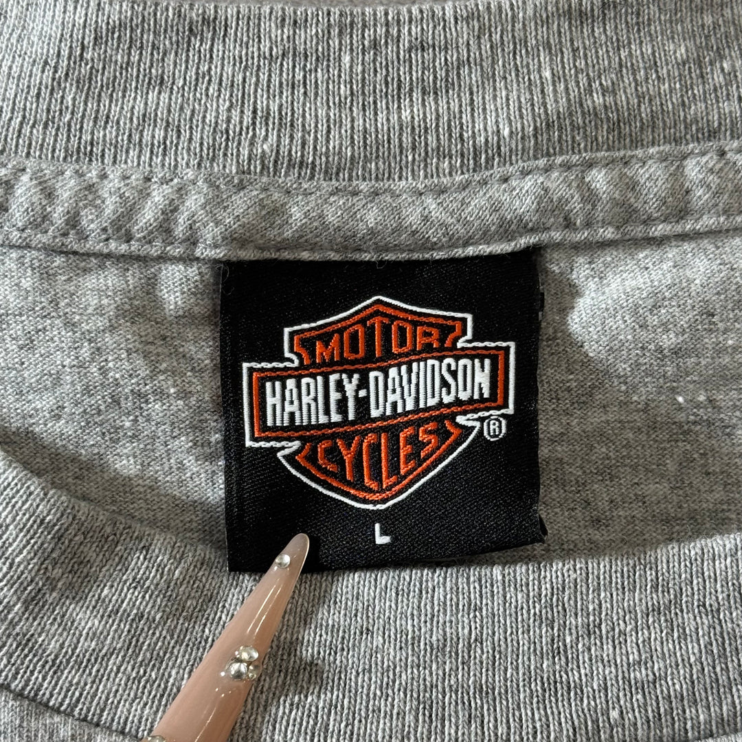 古着 USA製 Harley-Davidson ハーレーダビッドソン プリントTシャツ サイズL