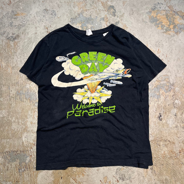 古着 Green Day/グリーン・デイ “welcome to paradis"/プリントTシャツ/サイズM