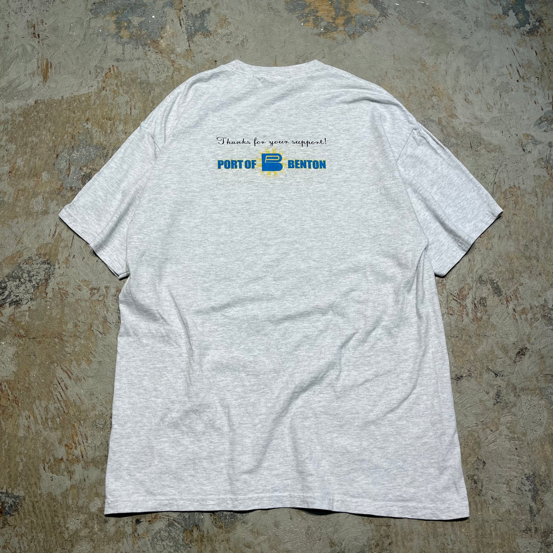 古着 ベントン･シティ/スプリングオープナー/カー&バイクショー/2009/車/プリントTシャツ / サイズL