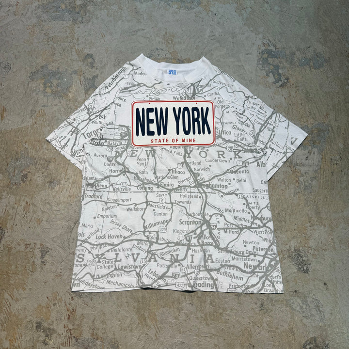 Used clothing Made in USA SUN SPORTSWEAR/Sun Sportswear/Single stitch/Printed T-shirt/Size equivalent to XL