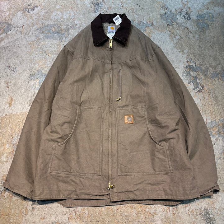 古着 Carhartt/ カーハート/ シェルパラインドサンドストーンリッジコート/ 裏地ボア/ サイズXL