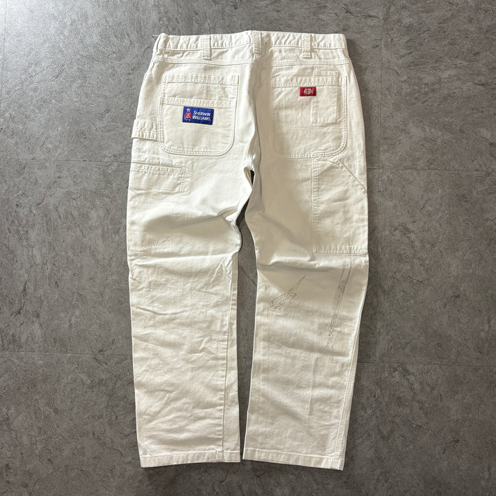 古着 Dickies×SHERWIN WILLIAMS ディッキーズ× シャーウィン・ウィリアムズ ペインターパンツ  実寸サイズ35×28