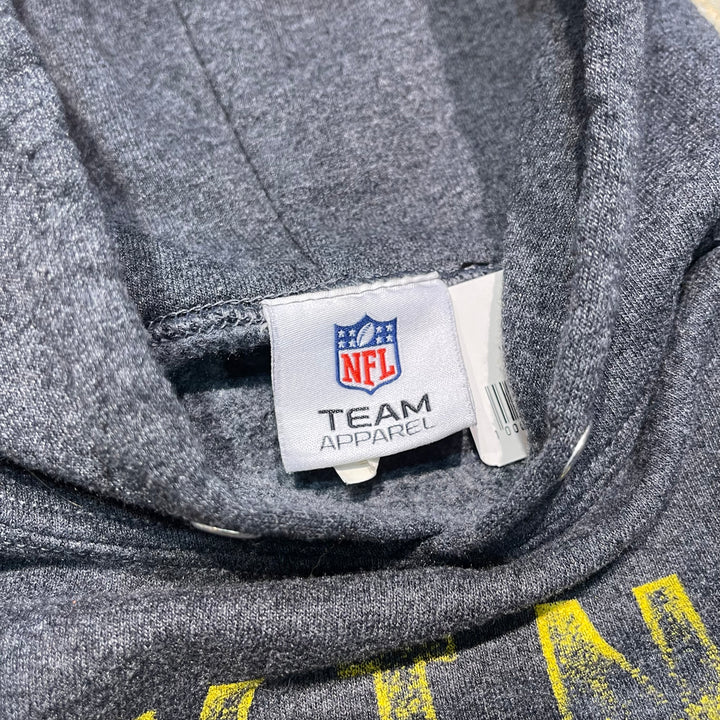 #4113 古着 NFL TEM APPAREL/Print Pullover Parker/プリントパーカー/VIKINGS/NFL/サイズL