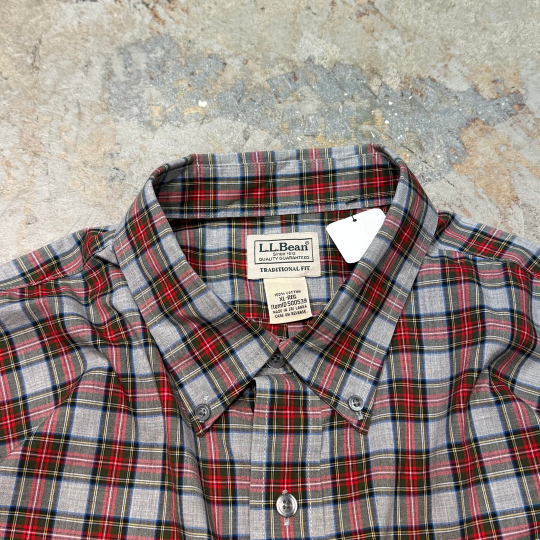 古着 L.L.Bean/エルエルビーン/ ボタンダウン長袖シャツ/ チェック柄/ サイズXL