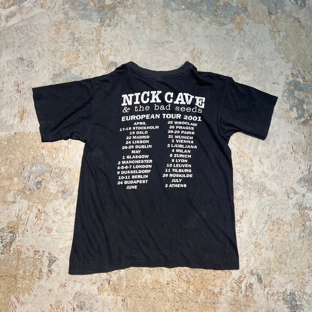 古着  NICK CAVE /ニックケイブ/& the bad seeds /ヴィンテージ シングルステッチ プリントTシャツ/サイズM相当