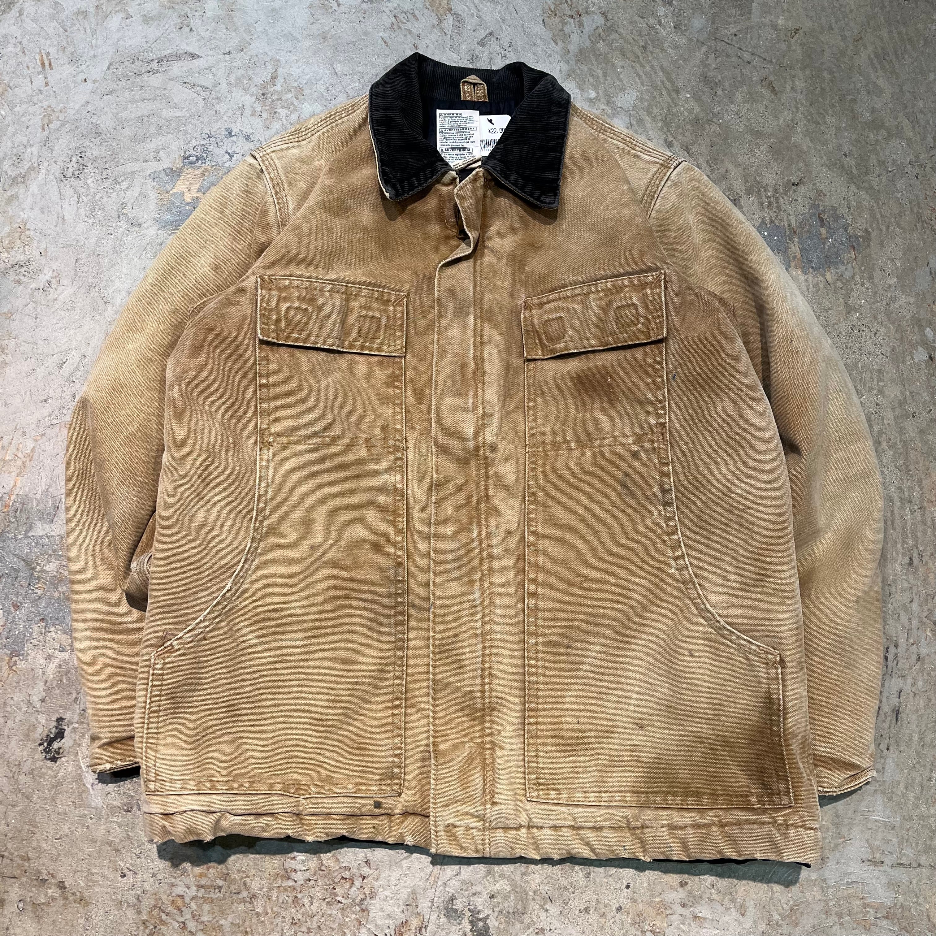 米国製 Carhartt トラディショナルジャケット ショート丈 XLブラウン