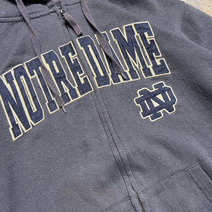 #1952 古着 Unknow/Pull Over Hoody / プルオーバーパーカー/NOTREDAME/カレッジロゴ/サイズXL相当