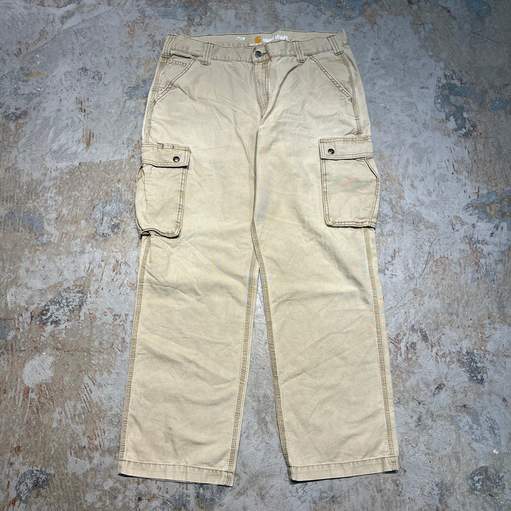 #4508 古着 Carhartt/カーハート/ Duck Painter Pants/ダック地 ペインターパンツ /100272 253/サイズ36×32