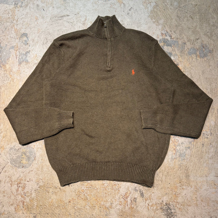 古着 POLO by Ralph Lauren/ ポロ バイ ラルフローレン/ ハーフジップニットセーター/ サイズS