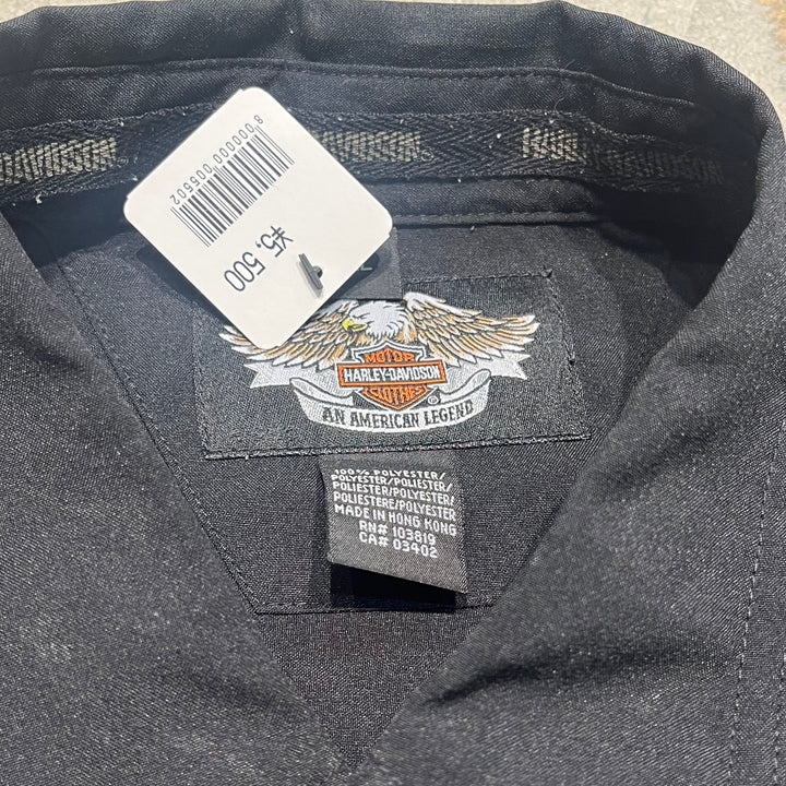 #4365 古着 Harley-Davidson ハーレーダビッドソン/Long Sleeve Work Shirt/長袖ワークシャツ/サイズXL