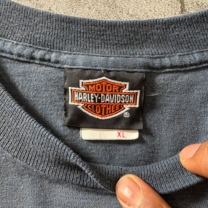 古着 USA製 93's Harley-Davidson ハーレーダビッドソン プリントTシャツ サイズXL