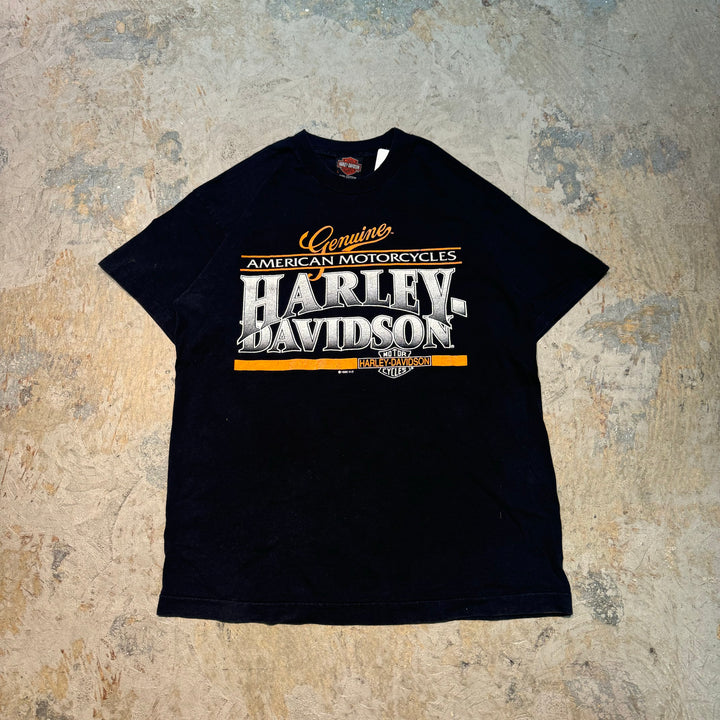 Used clothing Made in USA Harley-Davidson/Harley-Davidson/Printed T-shirt/Size L