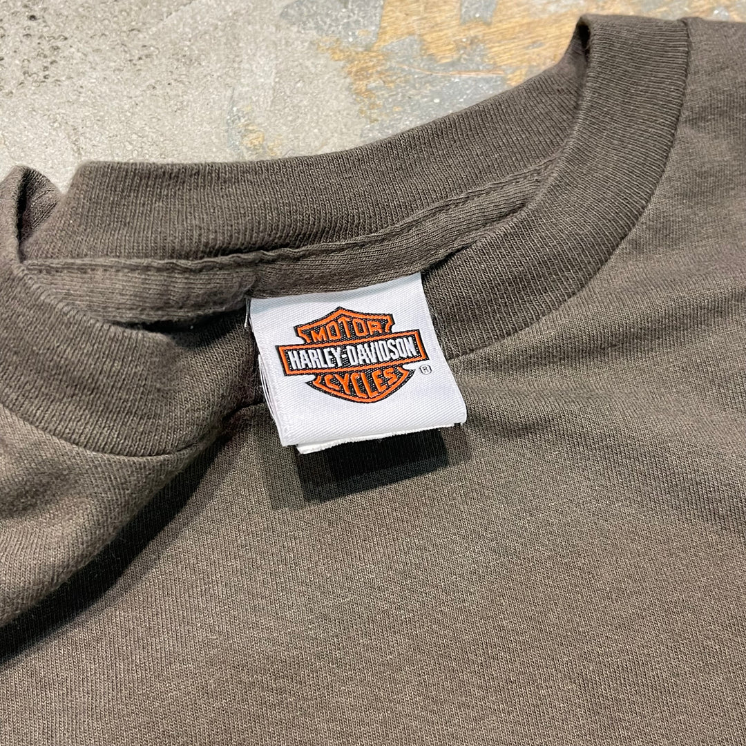 古着 USA製 Harley-Davidson/ハーレー ダビッドソン/シングルステッチ Tシャツ/サイズXL