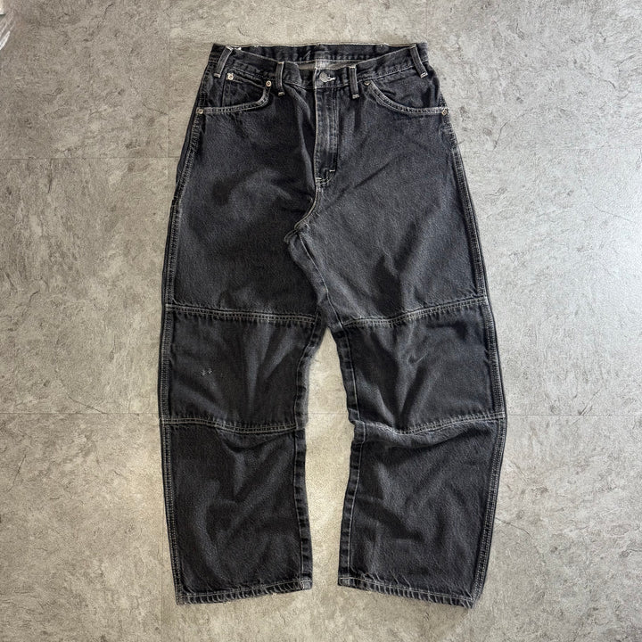 古着 Dickies/ ディッキーズ/ ブラックデニムパンツ/ 実寸サイズ30×29