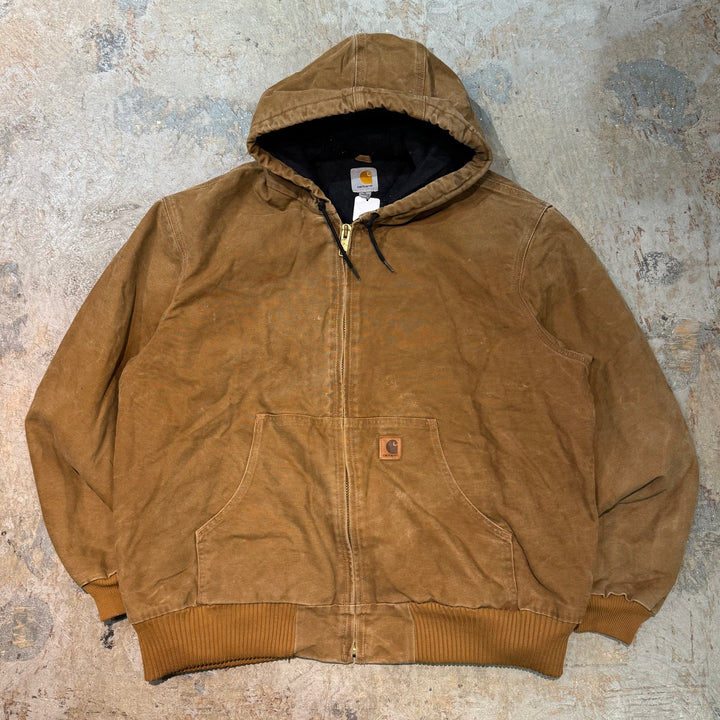 중고 의류 Carhartt/ Active Jacket/ Duck Fabric/ Quilted Lining/ Size XL